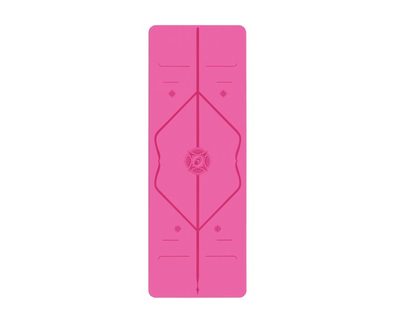 Roze yogamat