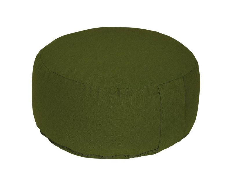 Rond meditatiekussen groen