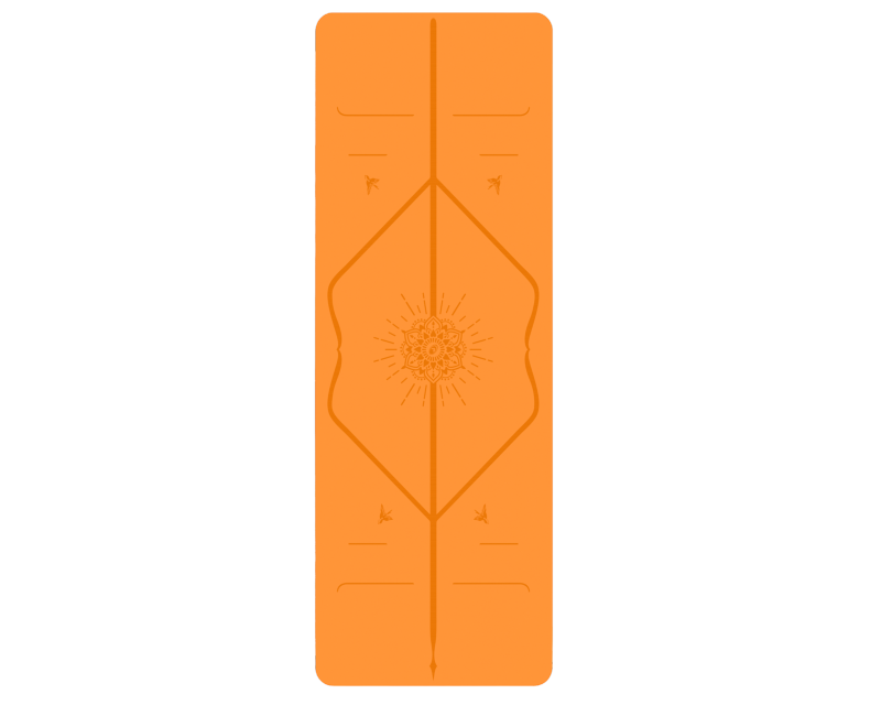 Liforme yoga mat oranje