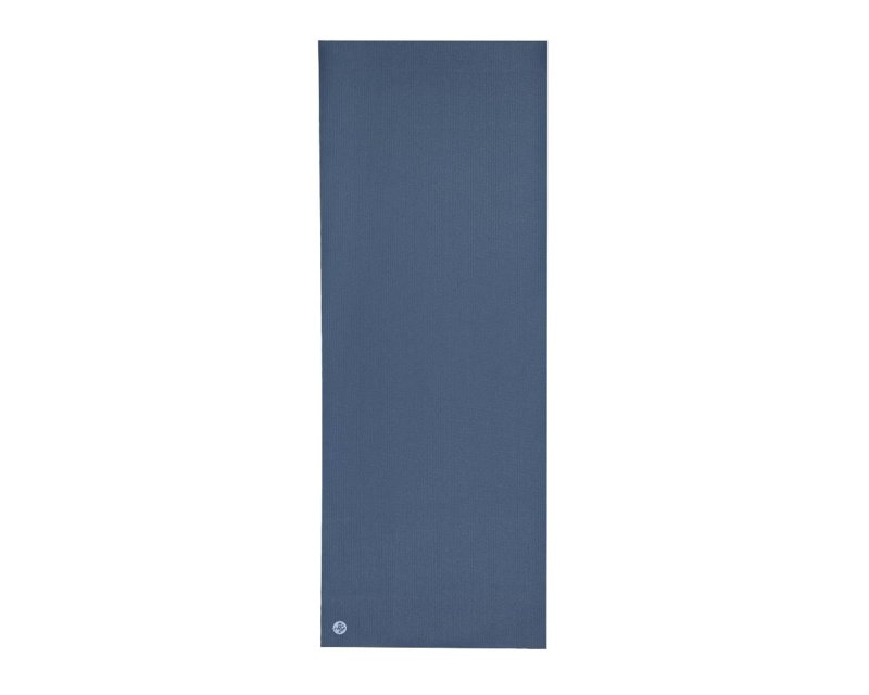Blauwe yoga mat