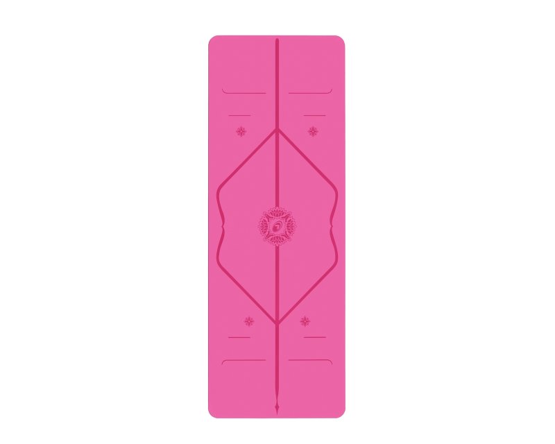 Roze yogamat
