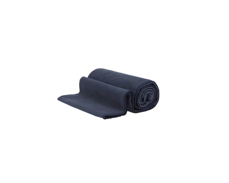 Blauwe yoga handdoek