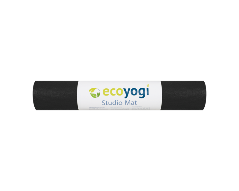 zwarte studio yoga mat ecoyogi