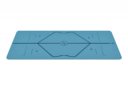 Blauwe yogamat