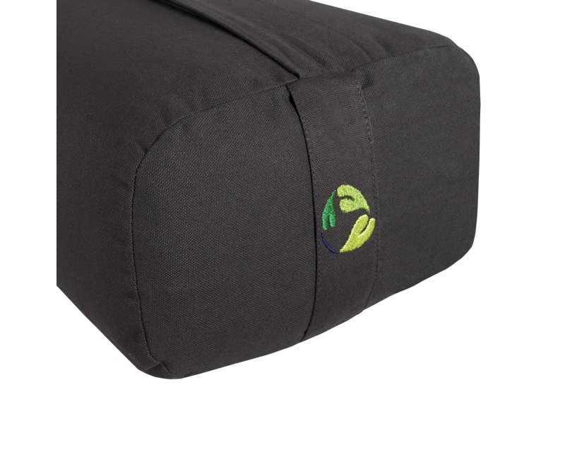 vierkante yoga bolster antraciet